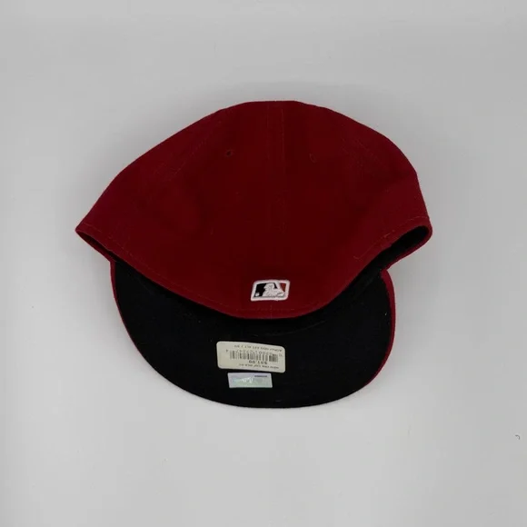 New Era Houston Astros 59FIFTY Fitted Baseball Hat Size 7 3/4.  Red, NWT. - Picture 3 of 16